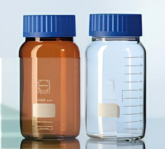 DURAN® Laboratory Bottle, wide neck, clear and amber