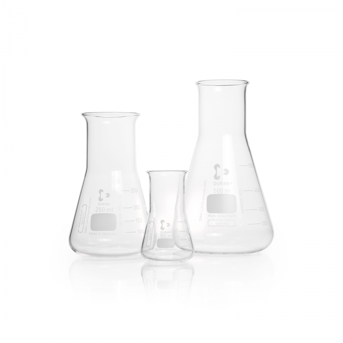 DURAN® Erlenmeyer Flask, Wide neck