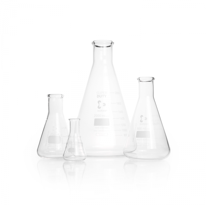 DURAN® SUPER DUTY Erlenmeyer Flask, narrow neck